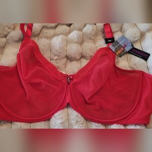 Curvy Couture Bold Scarlet Bra